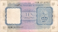 British Military 10 Shillings, 
